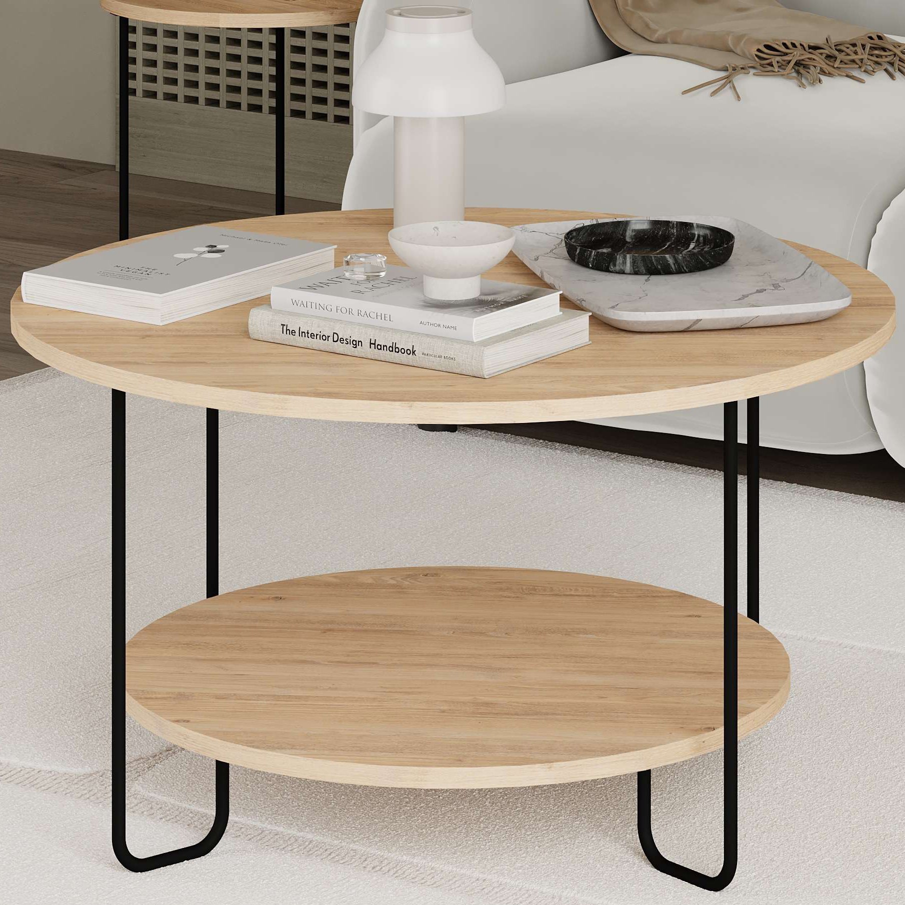 Corro Coffee Table Sapphire Oak - Sapphire Oak