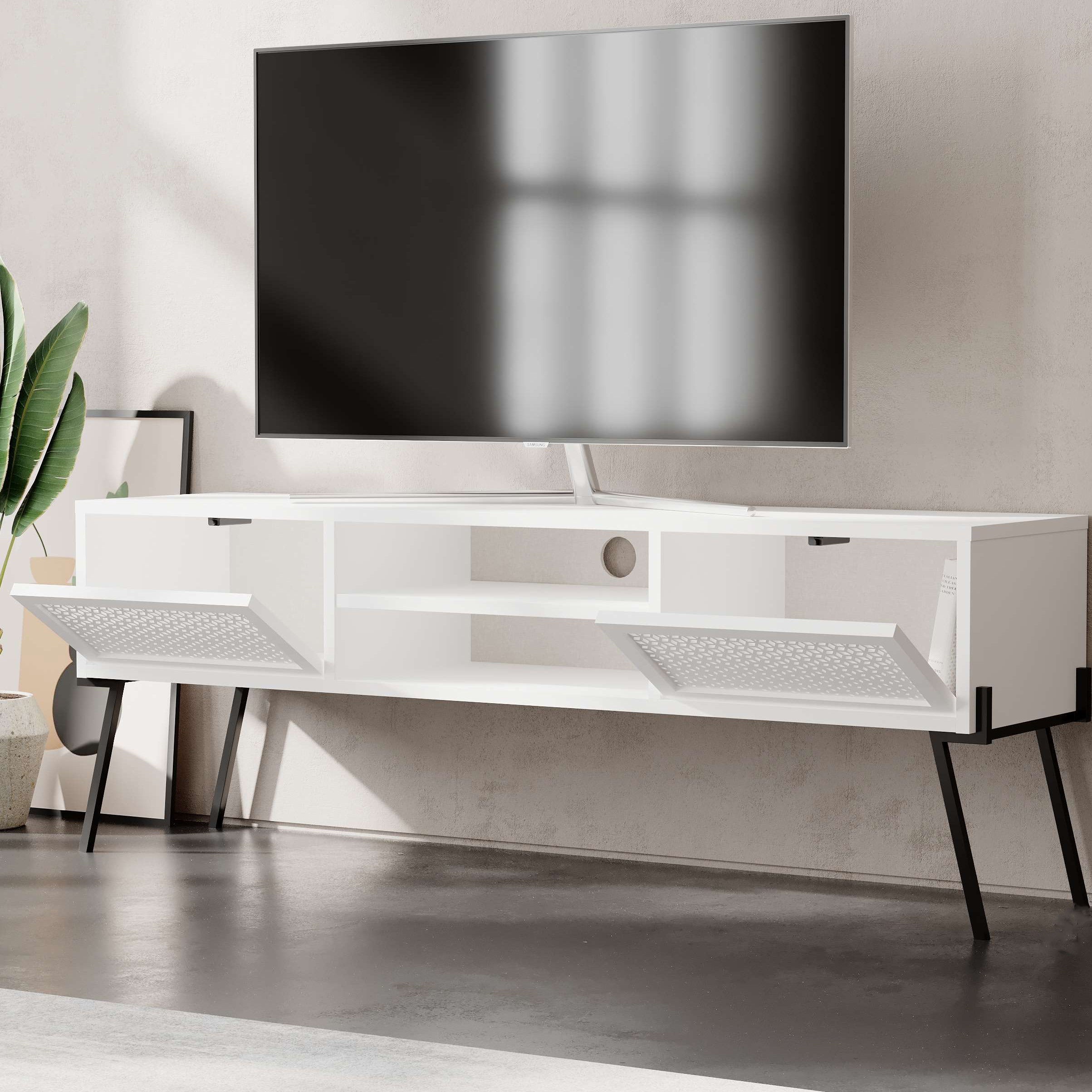 Naive TV Stand White