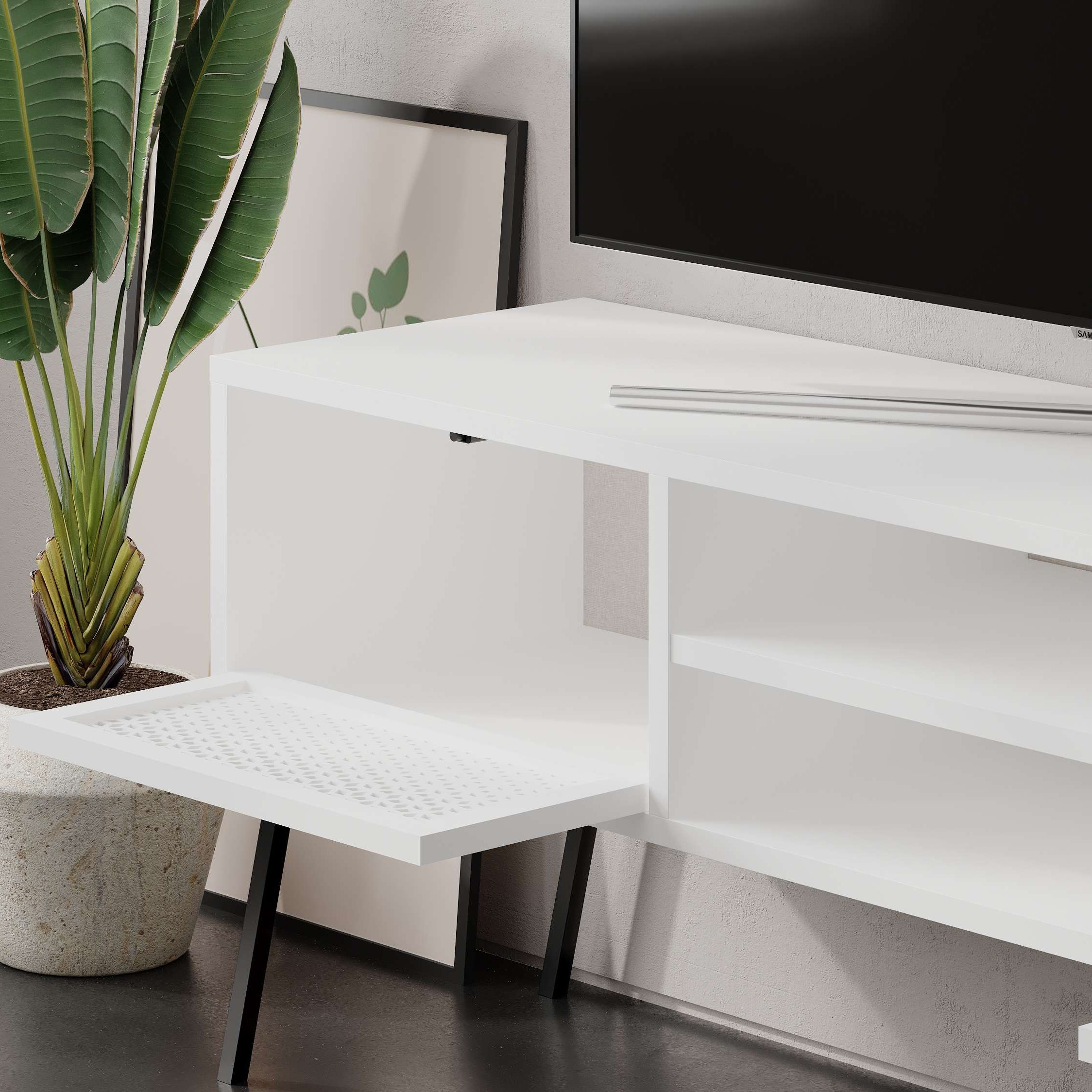 Naive TV Stand White