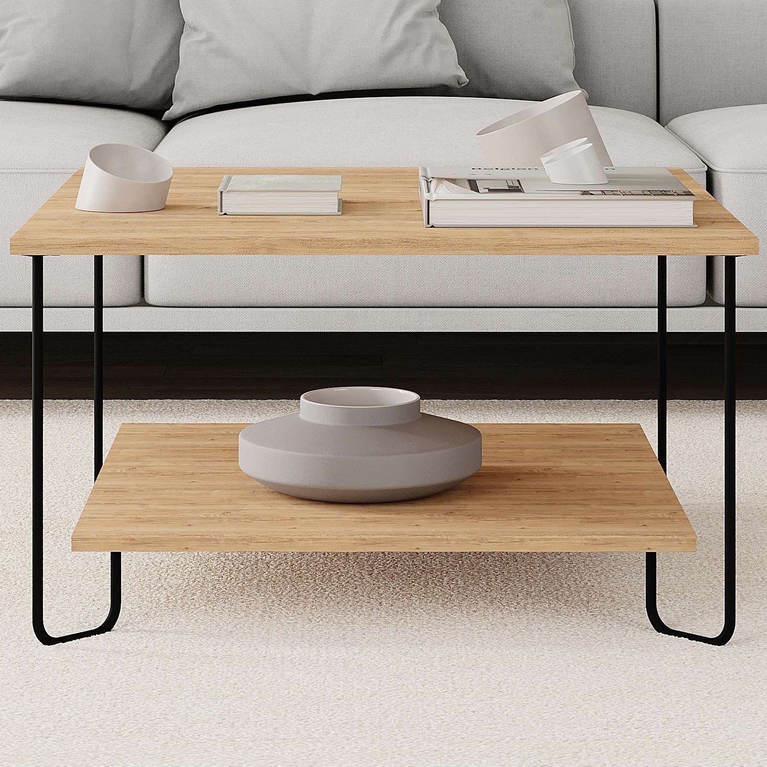 Marbo Coffee Table Sapphire Oak - Sapphire Oak