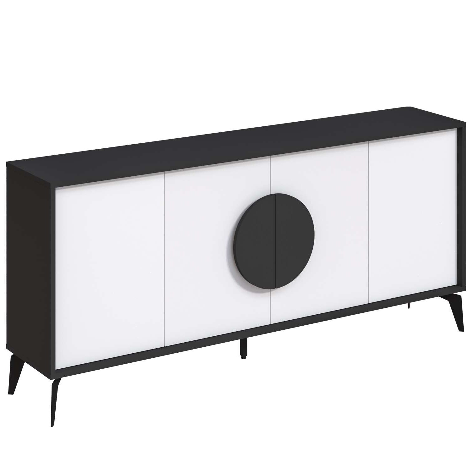 Gora Console 180cm Anthracite - White