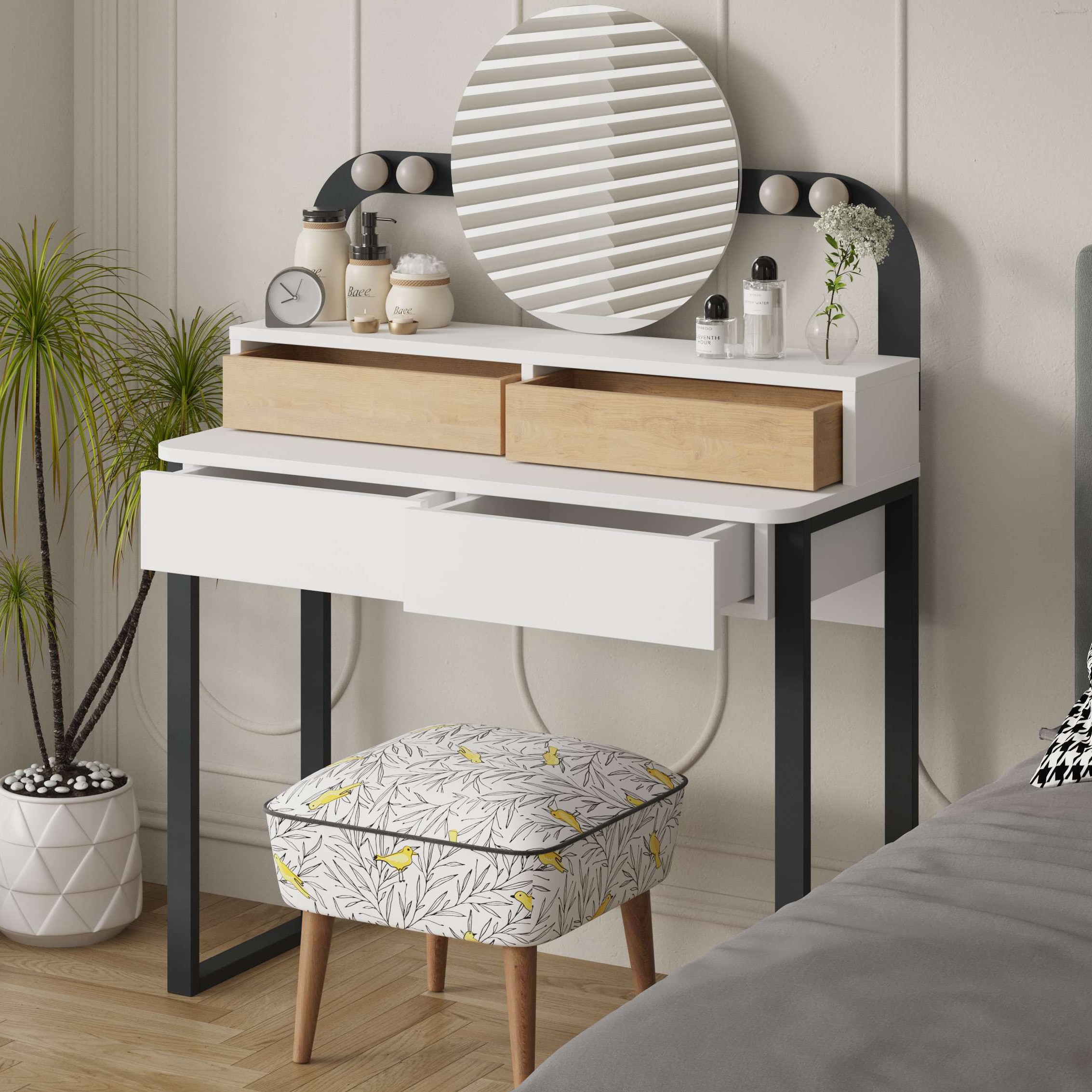 Lora Dressing Table White