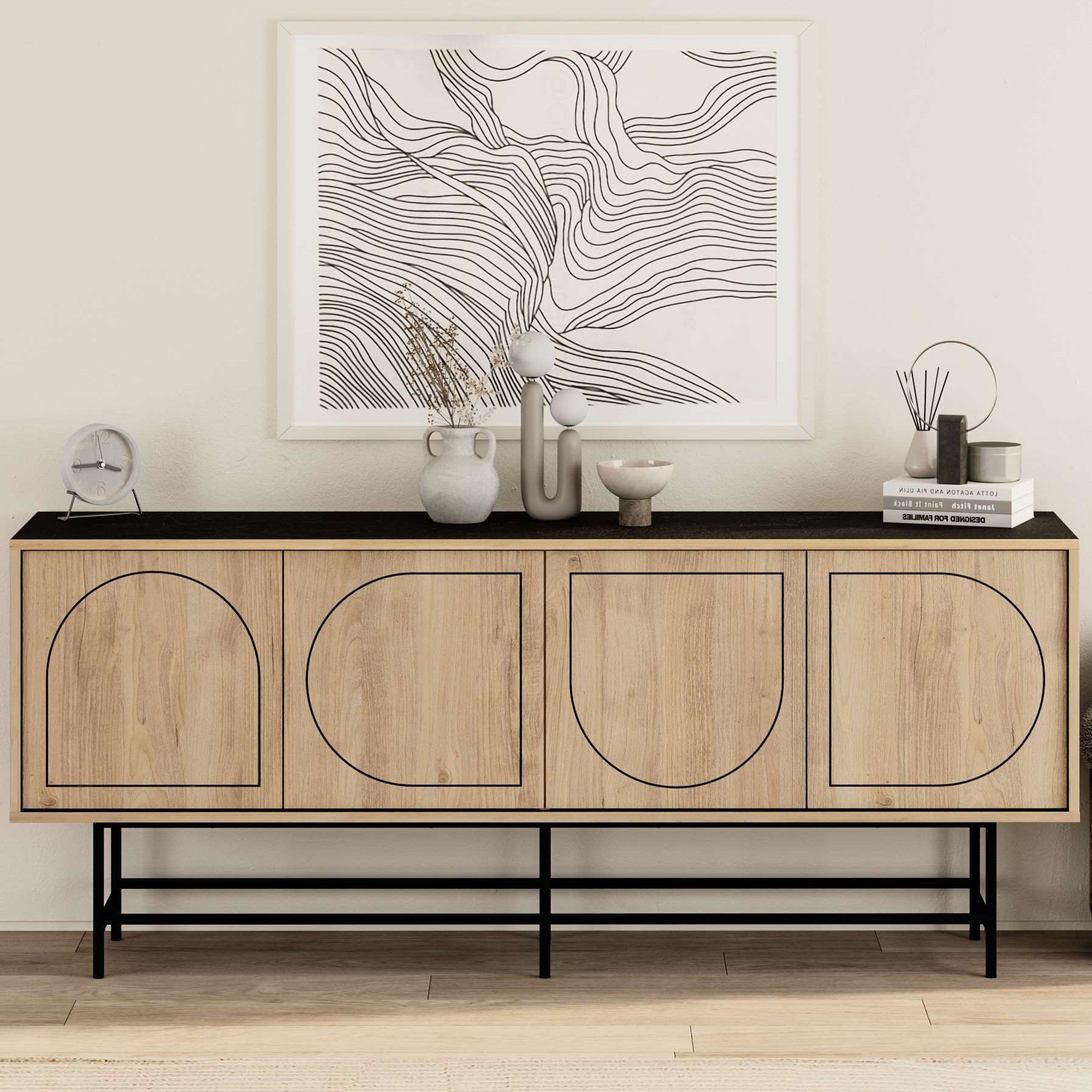 Joji Console Yosun - Sapphire Oak