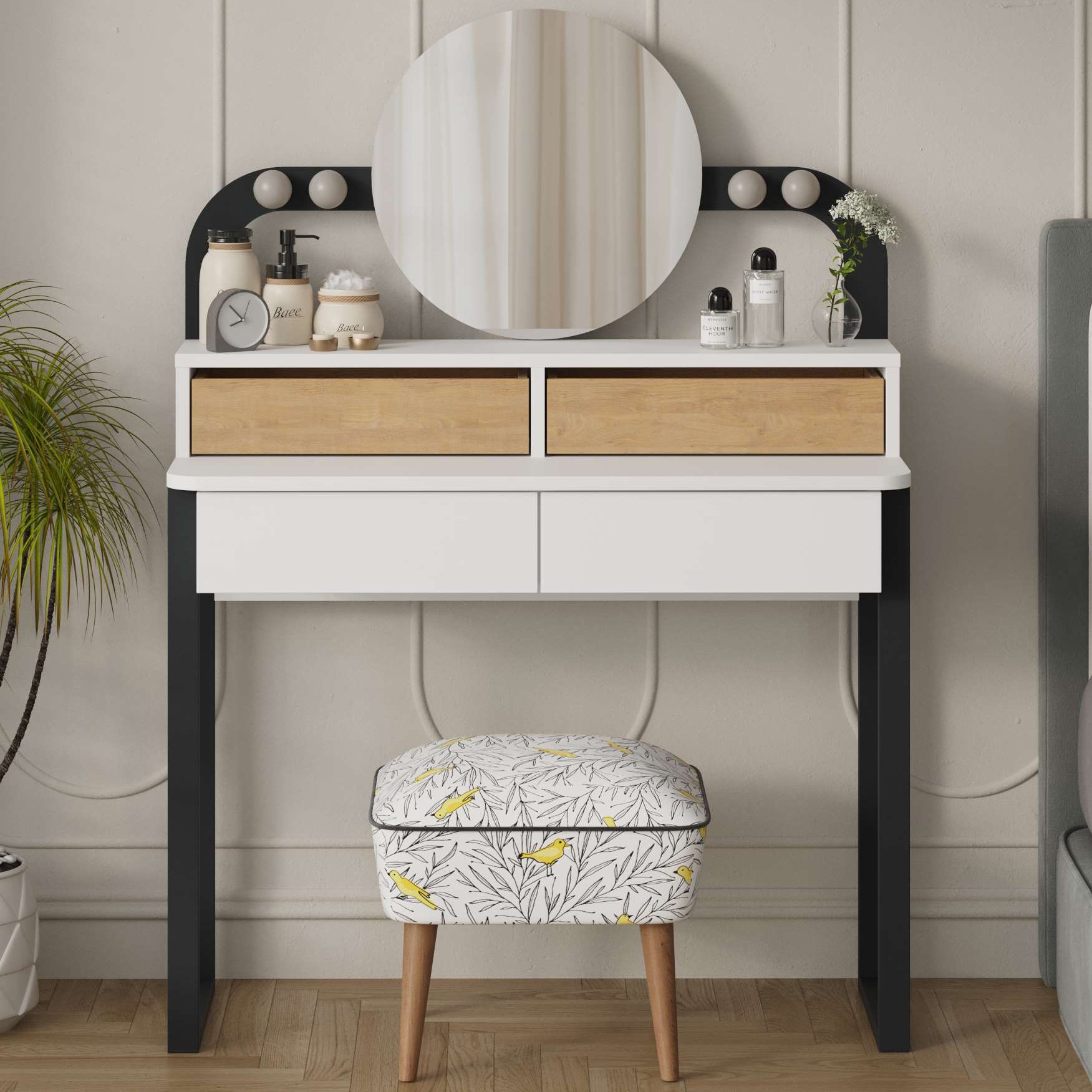 Lora Dressing Table White