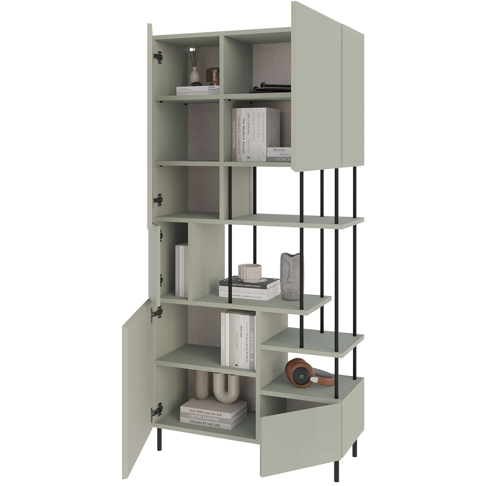 Key Bookcase Ash Green