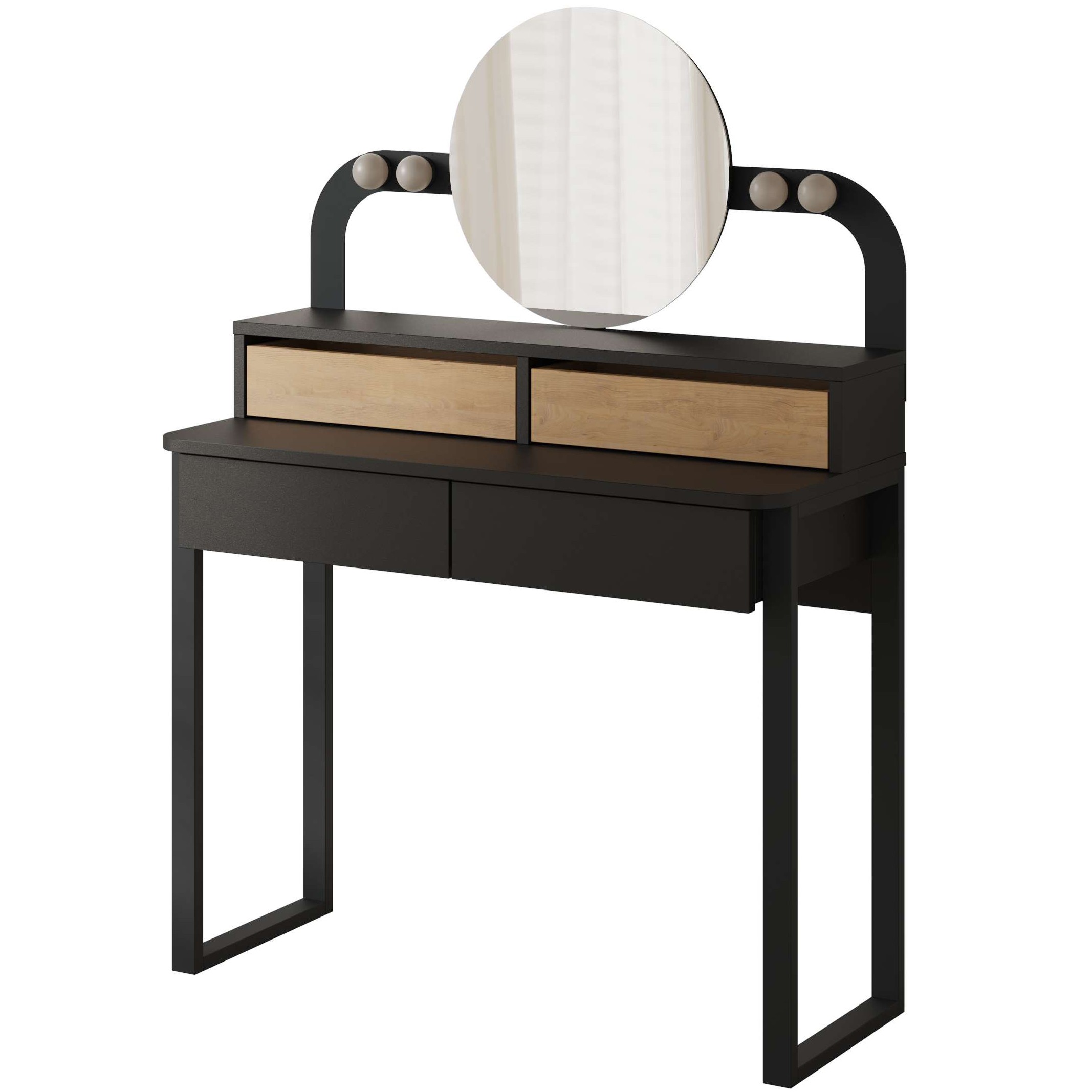 Lora Dressing Table Black Bute