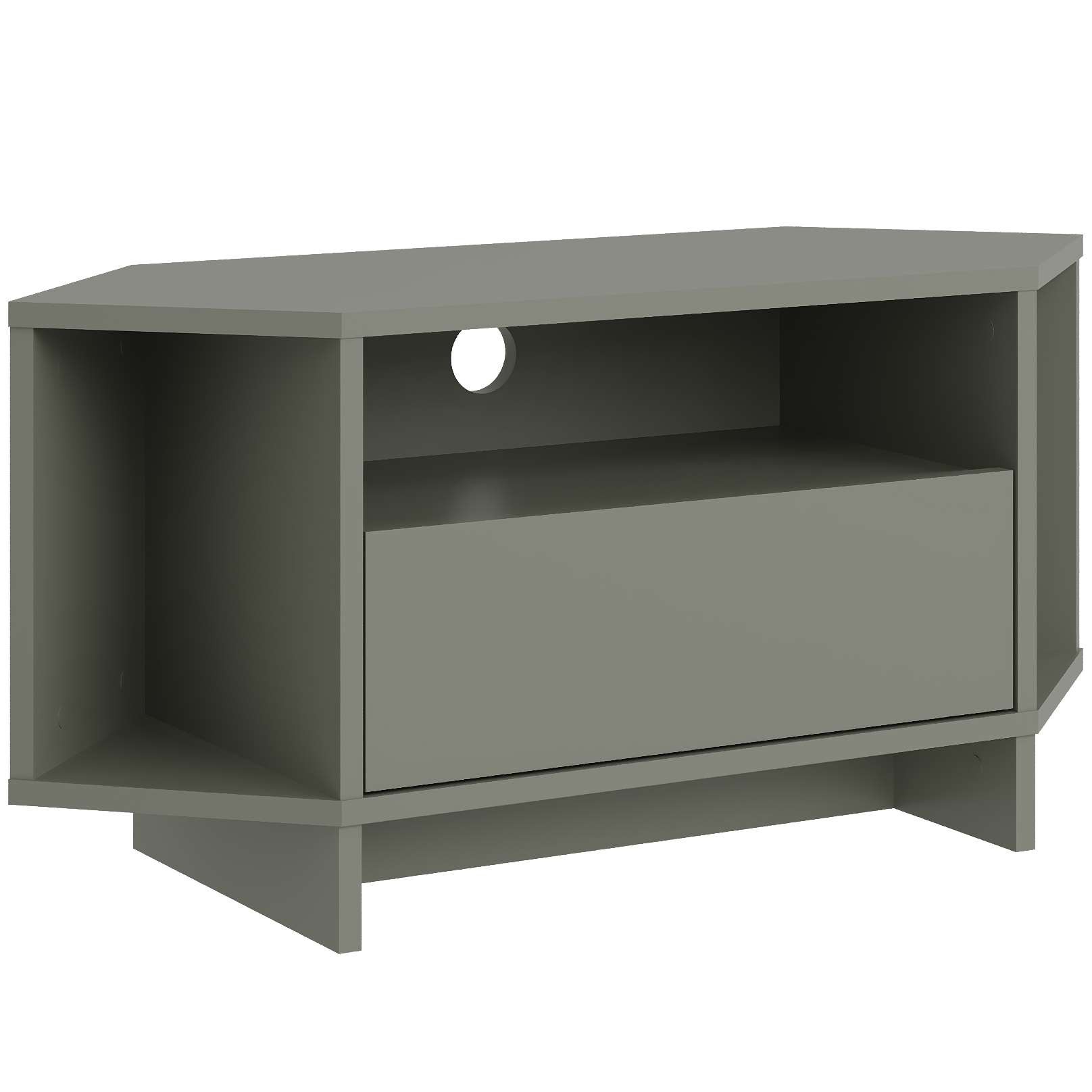 Viva Corner TV Stand Ash Green