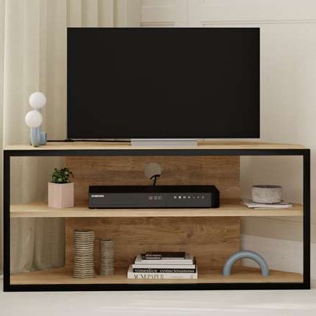 Echo Corner TV Stand Sapphire Oak