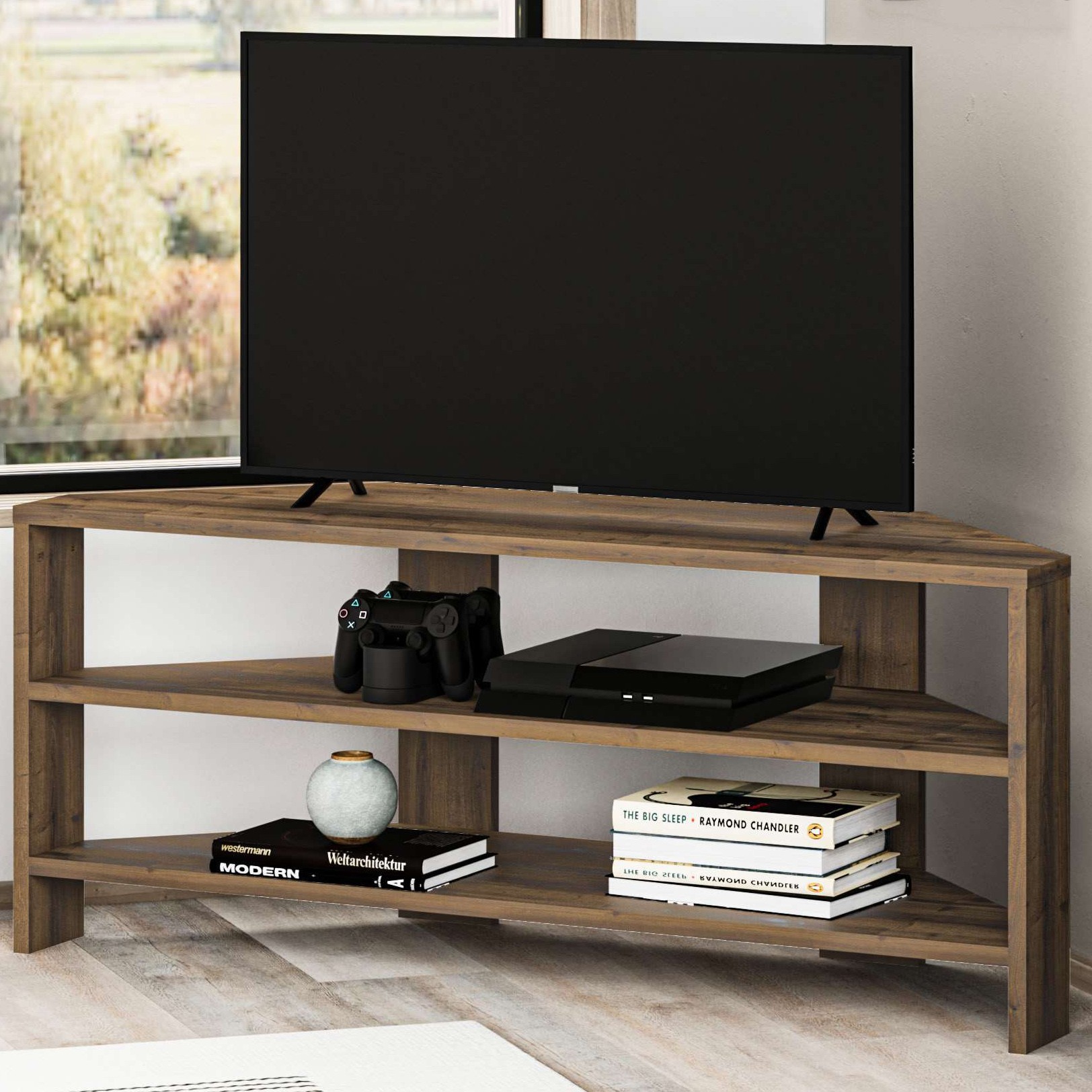 Thales Corner Tv Stand Hitit - Hitit