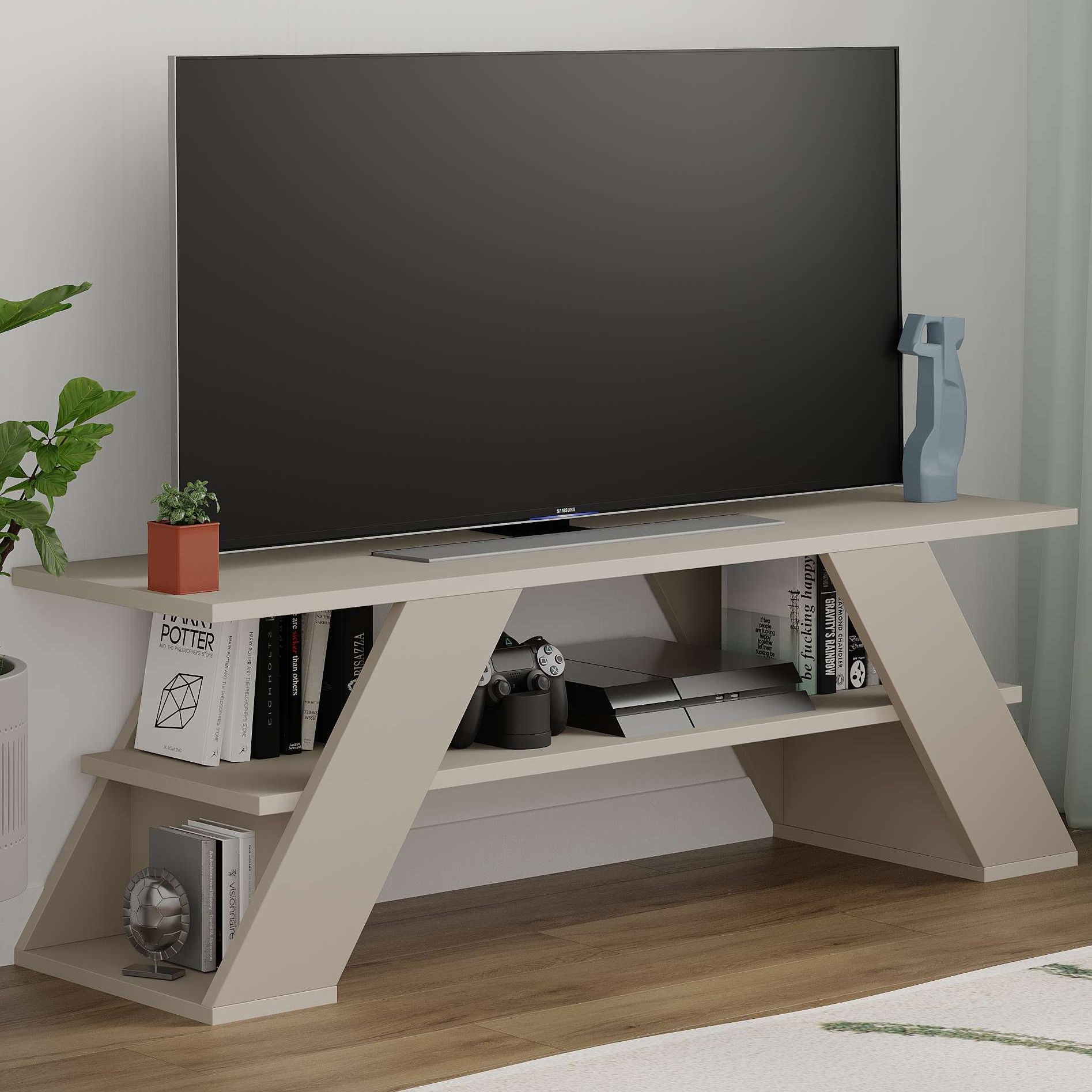 Farfalla Tv Stand Sandstone