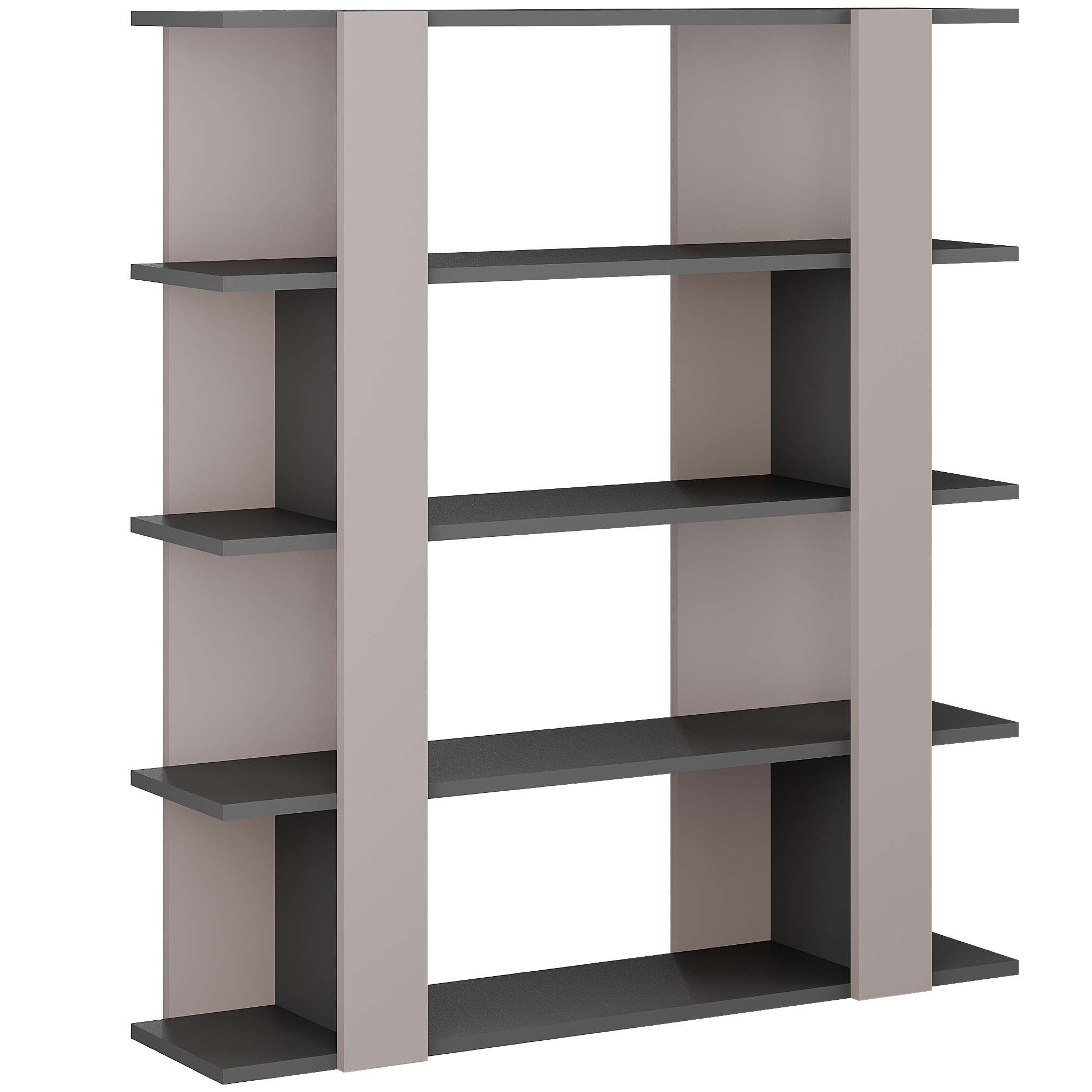 Tita Bookcase Light Mocha - Anthracite