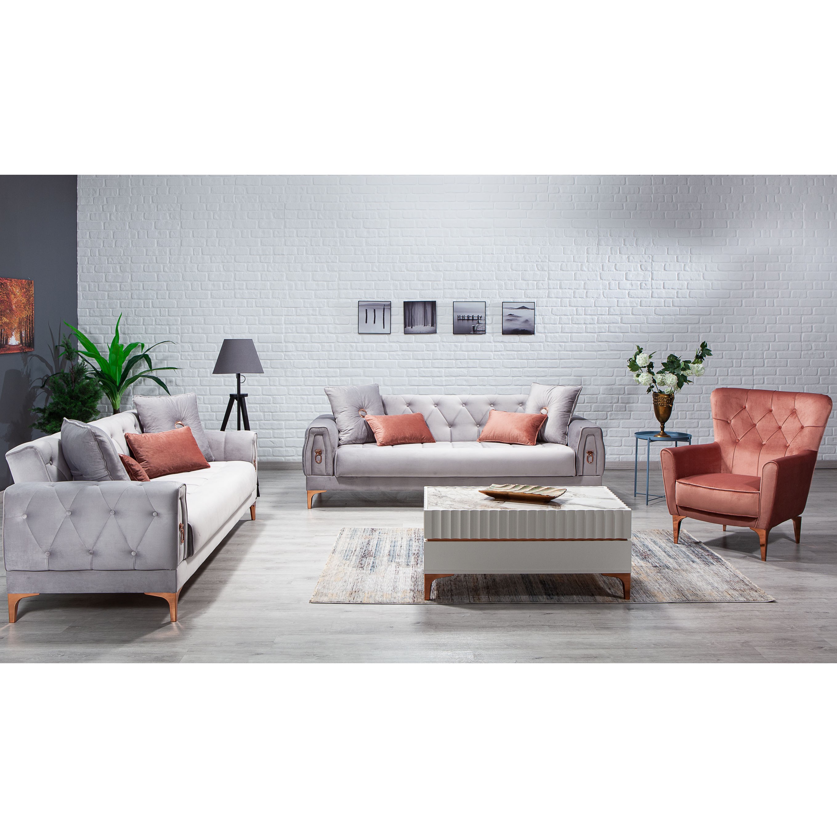 Anfora 3+3+1+1 Sofa Set