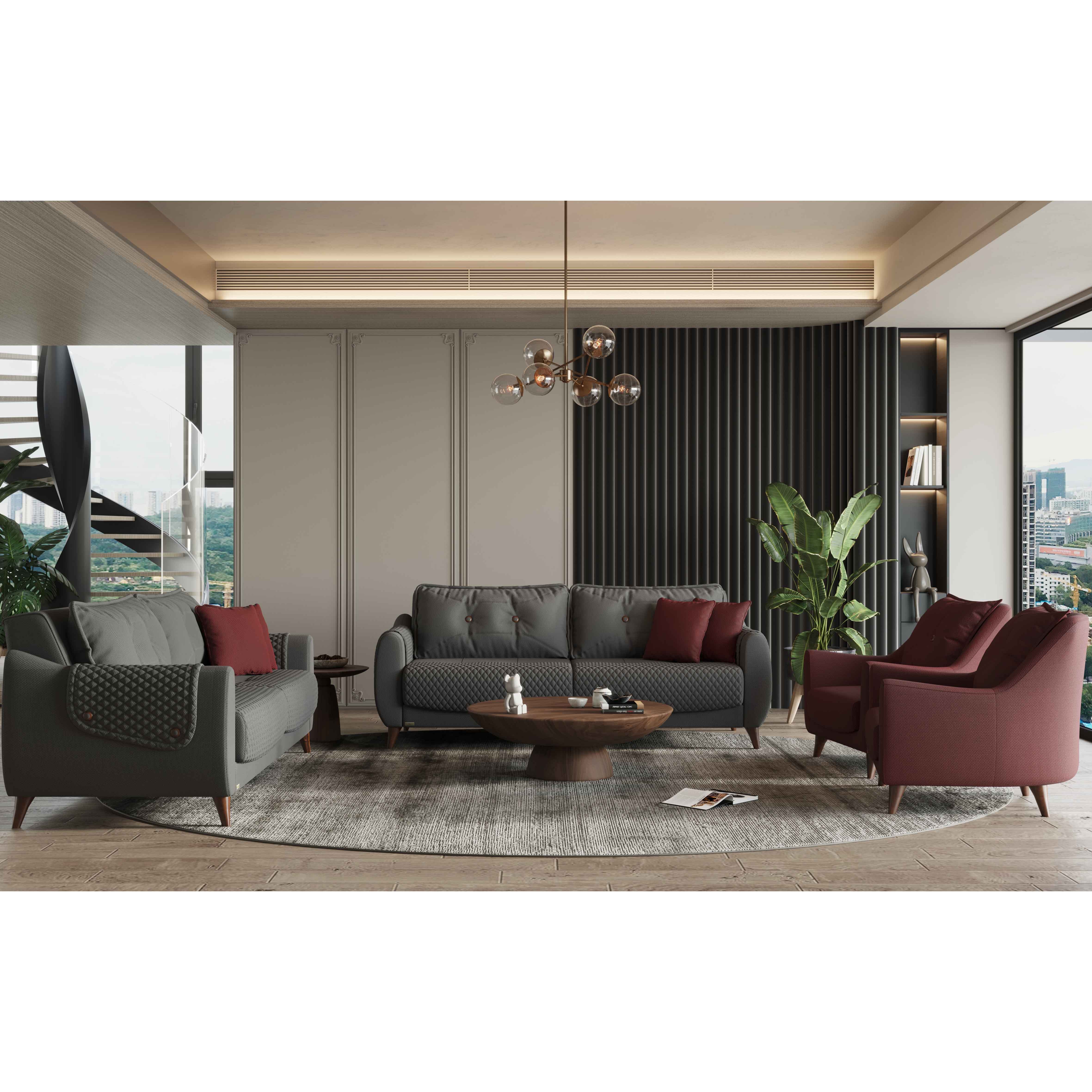 Olivya Vol2 3+3+1+1 Sofa Set