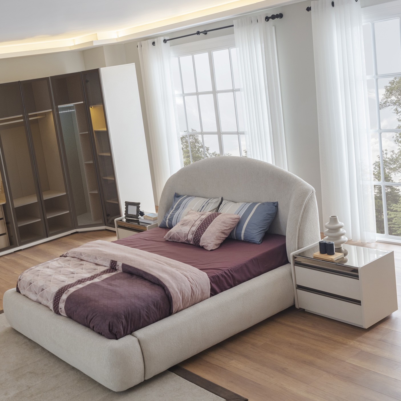 Luna Vol2 Bedroom (Bed With Storage 160x200cm)