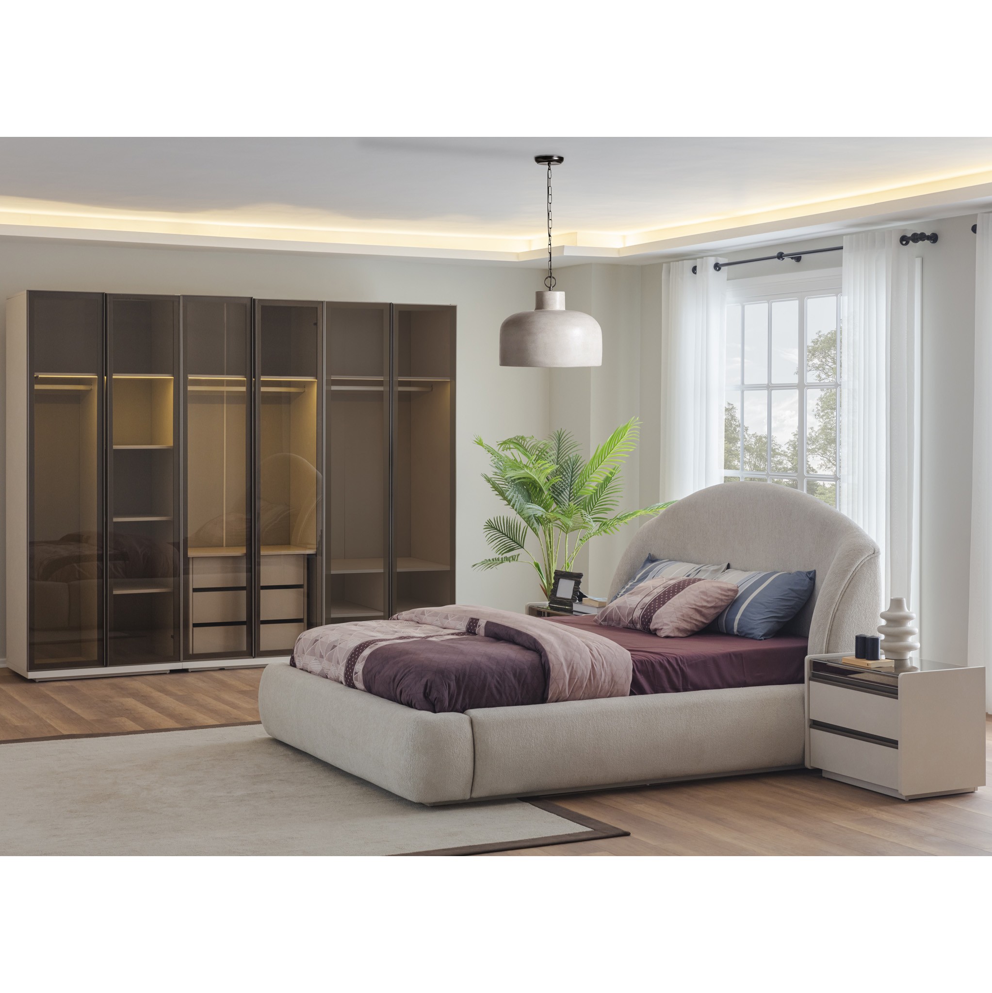Luna Vol2 Bedroom  (Bed Without Storage 160x200cm)