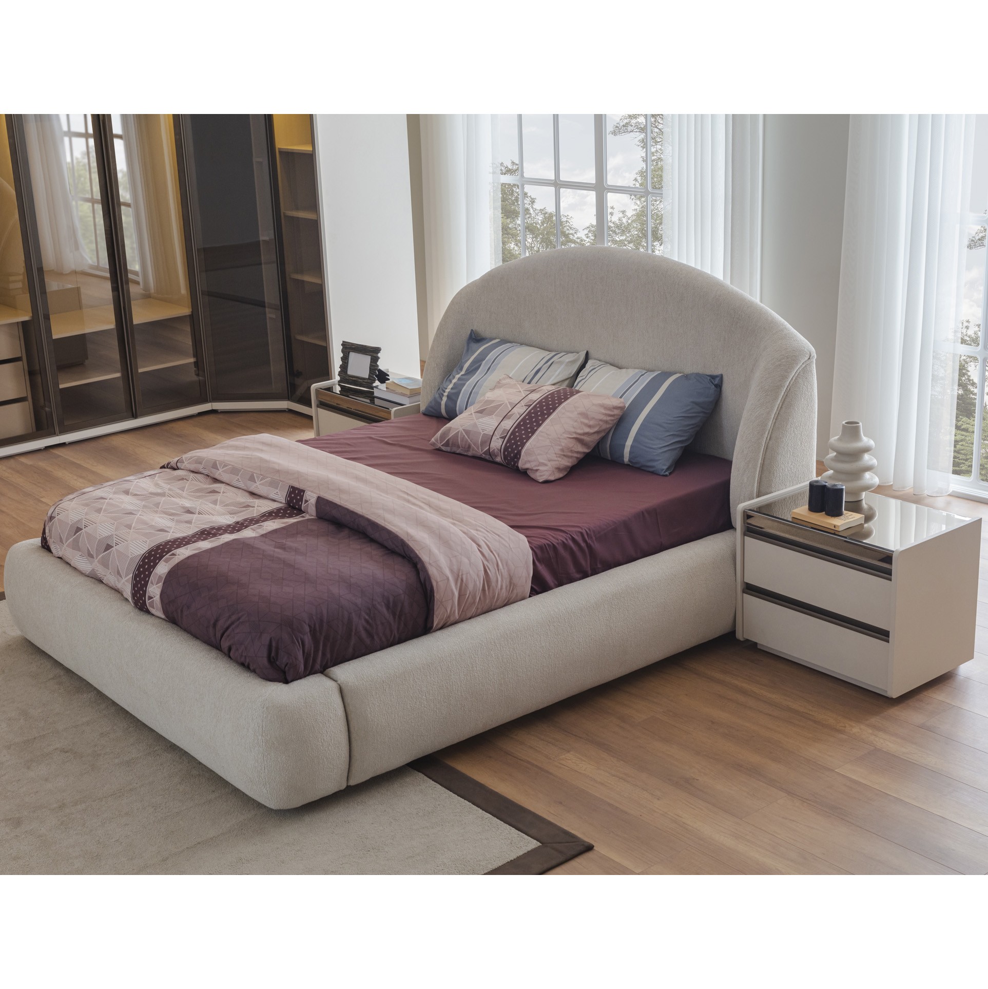 Luna Vol2 Bedroom (Bed With Storage 160x200cm)