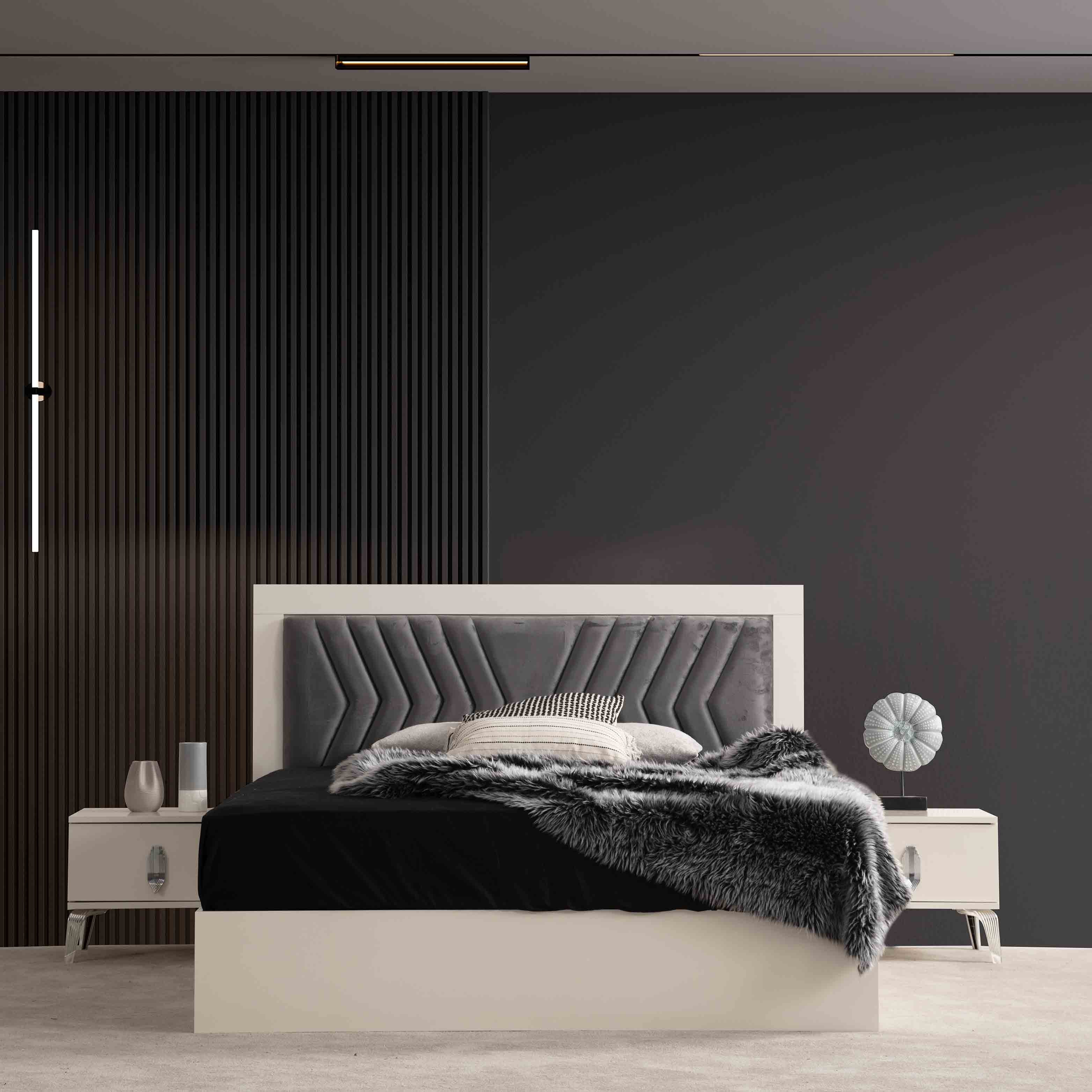 Deep Vol2 Bed With Storage 160x200 cm