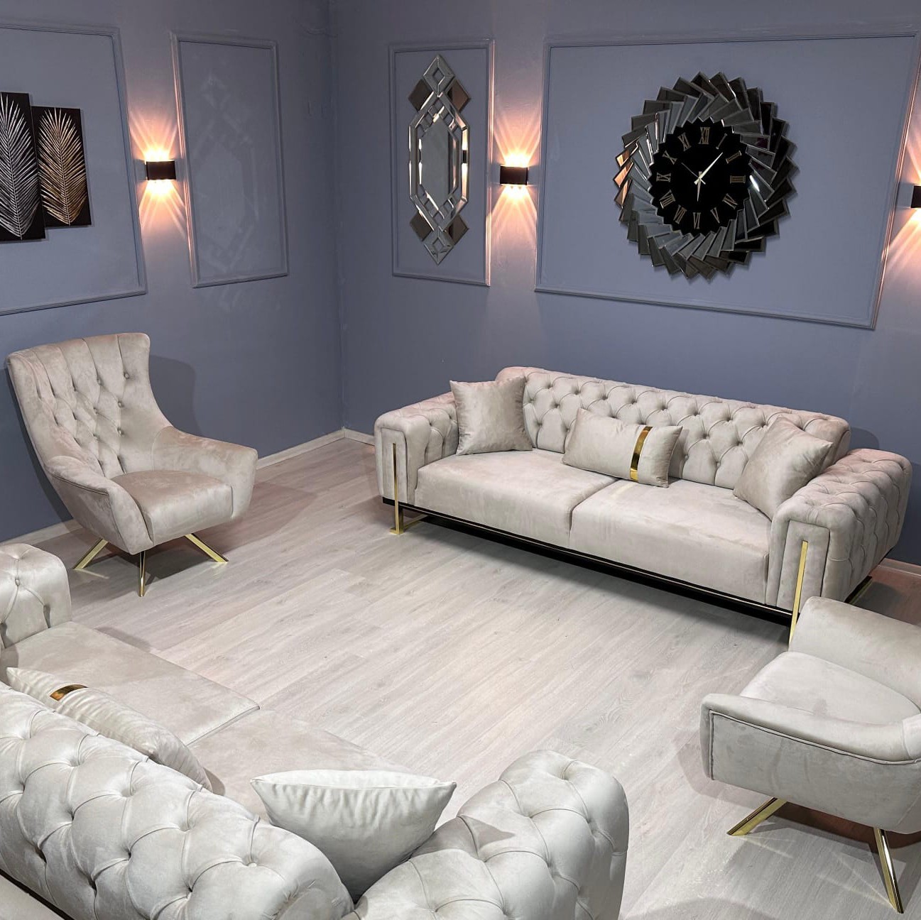 Golf 3+3+1+1 Sofa Set