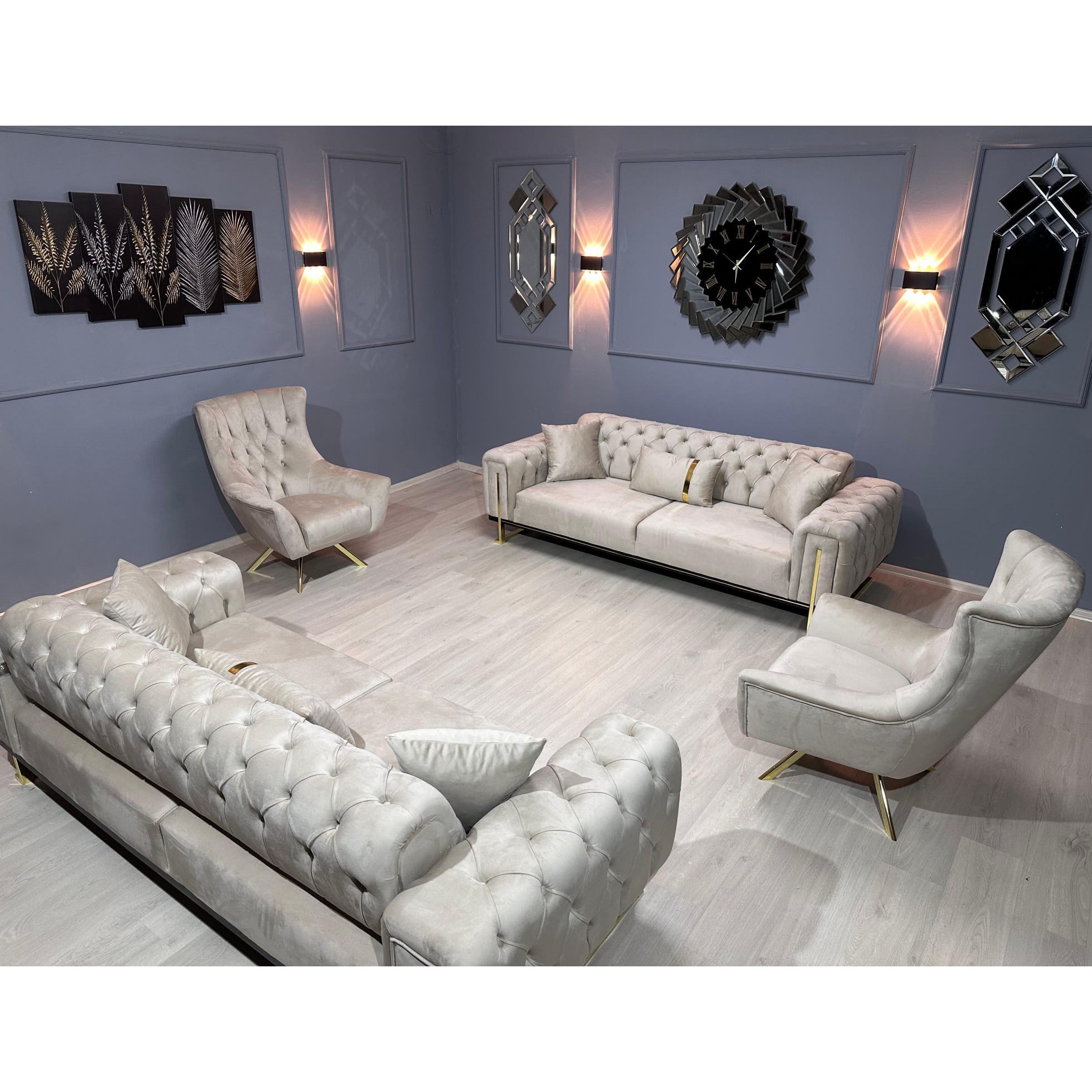 Golf 3+3+1+1 Sofa Set