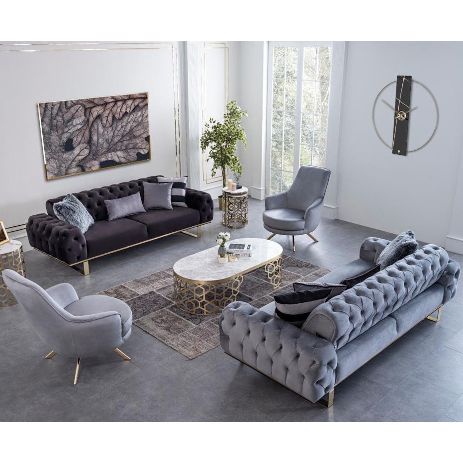 Nuans 3+3+1+1 Sofa Set