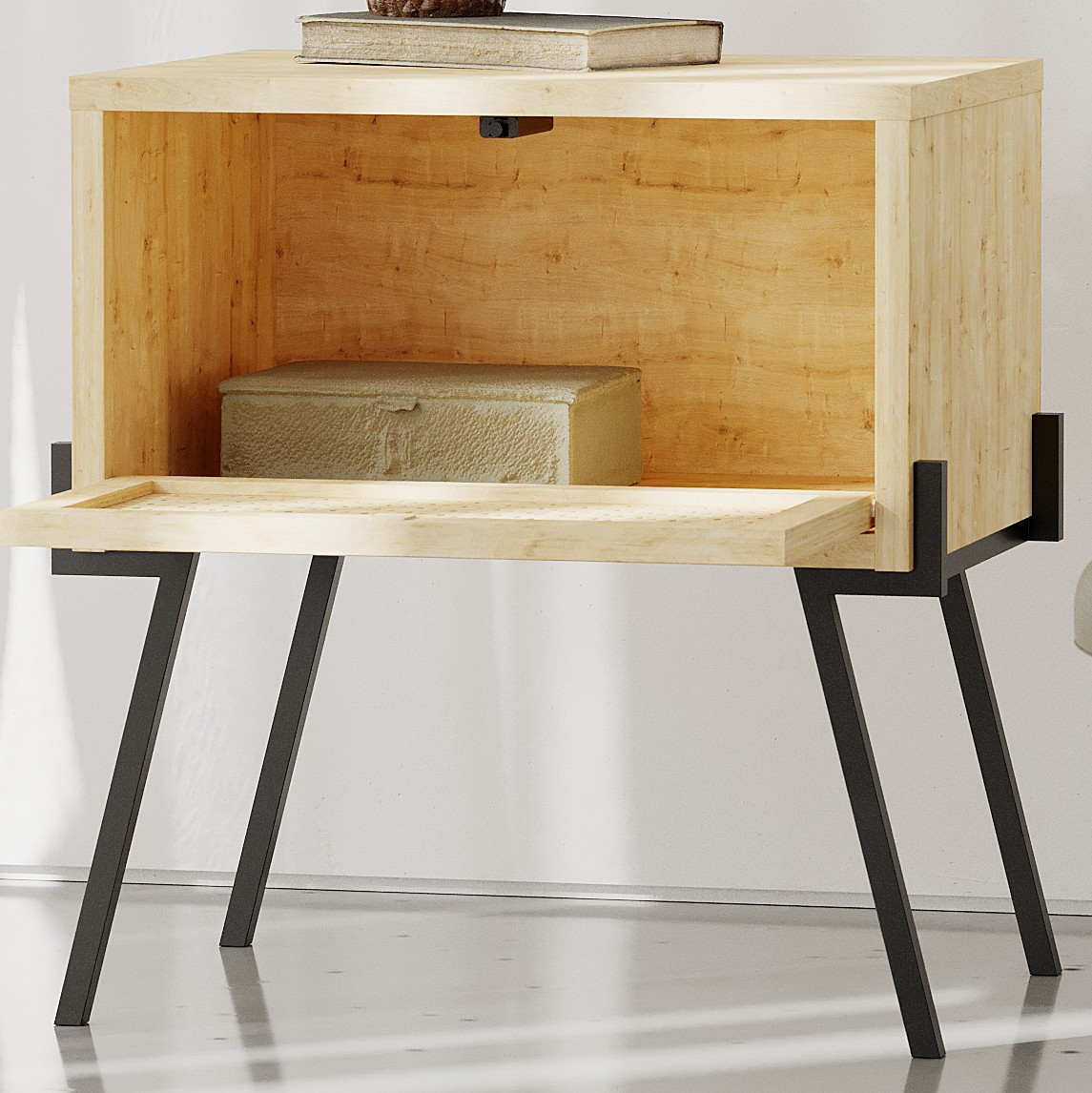 Naive Nightstand Sapphire Oak