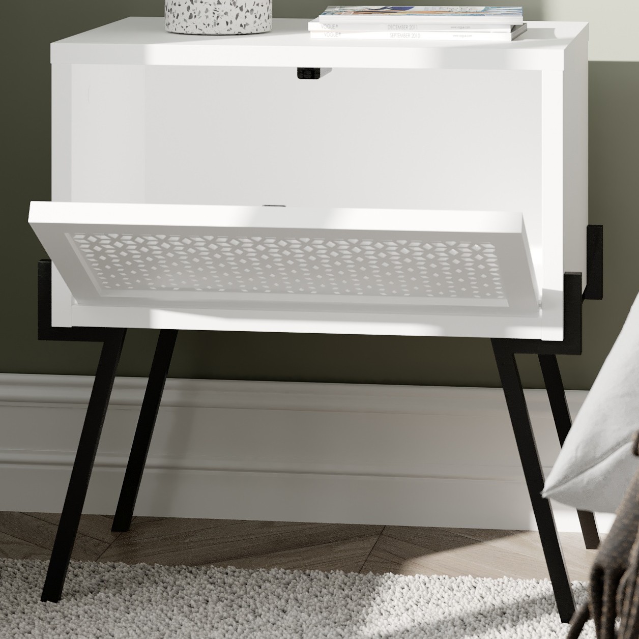 Naive Nightstand White