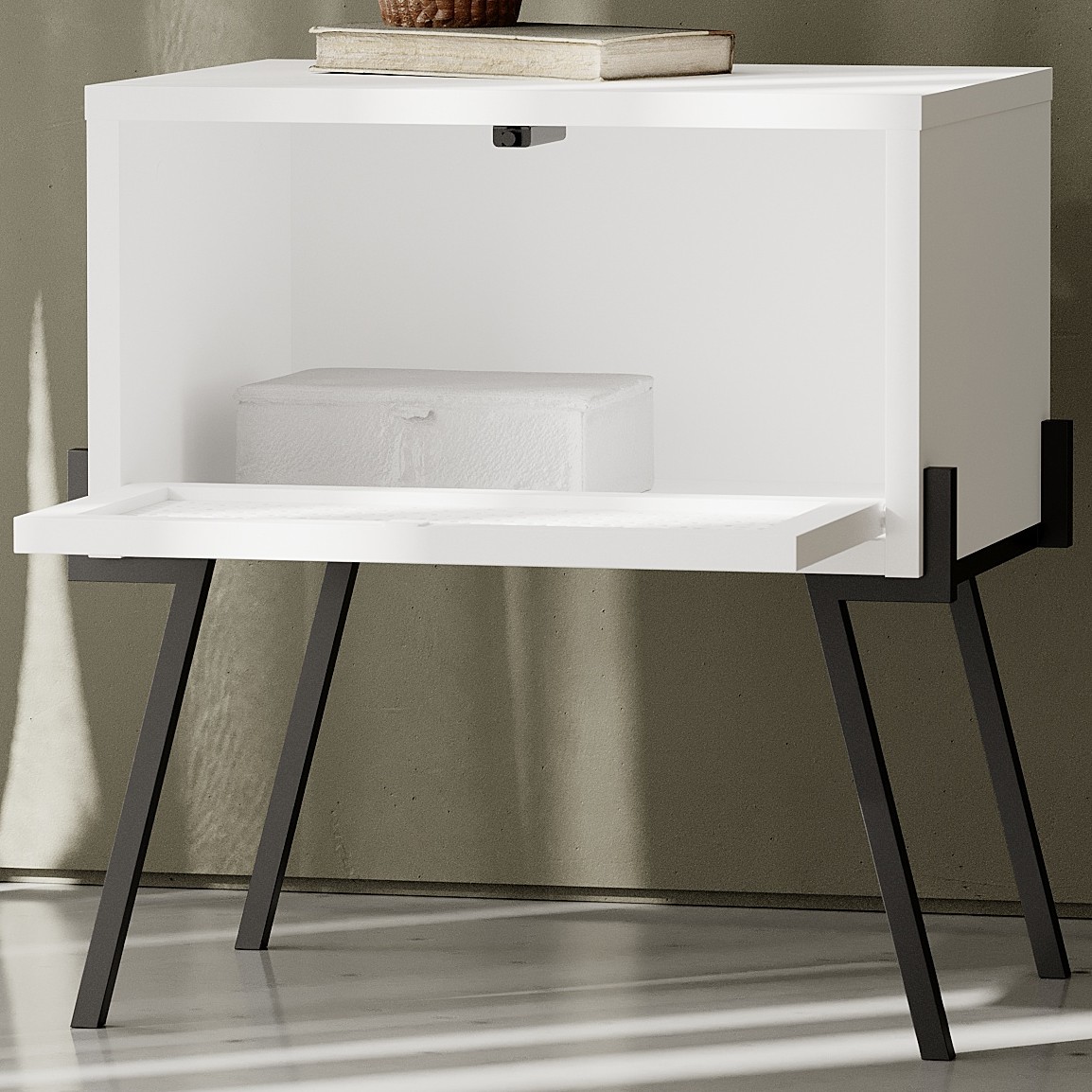 Naive Nightstand White