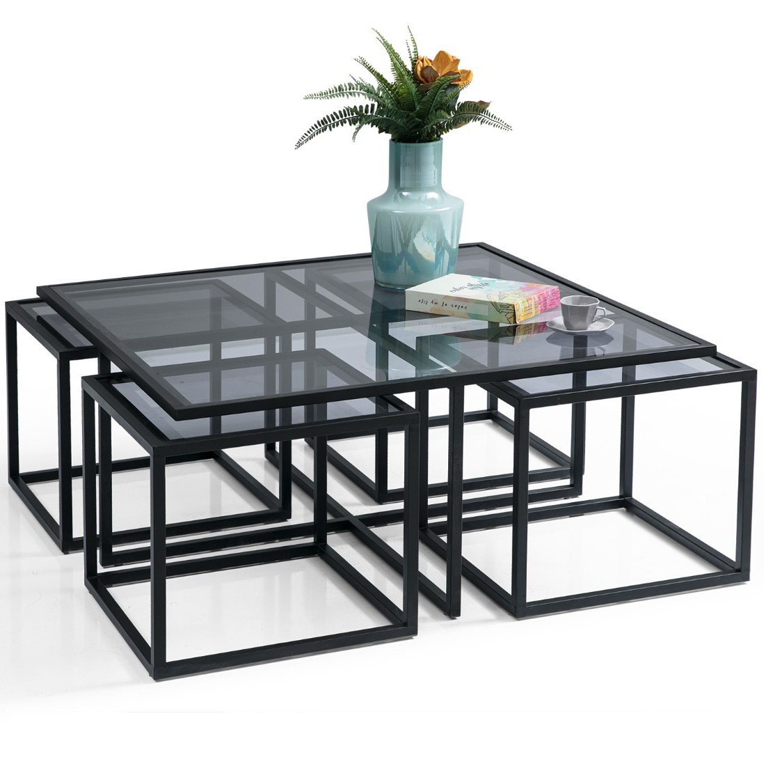 Domino Center & Side*4 Table