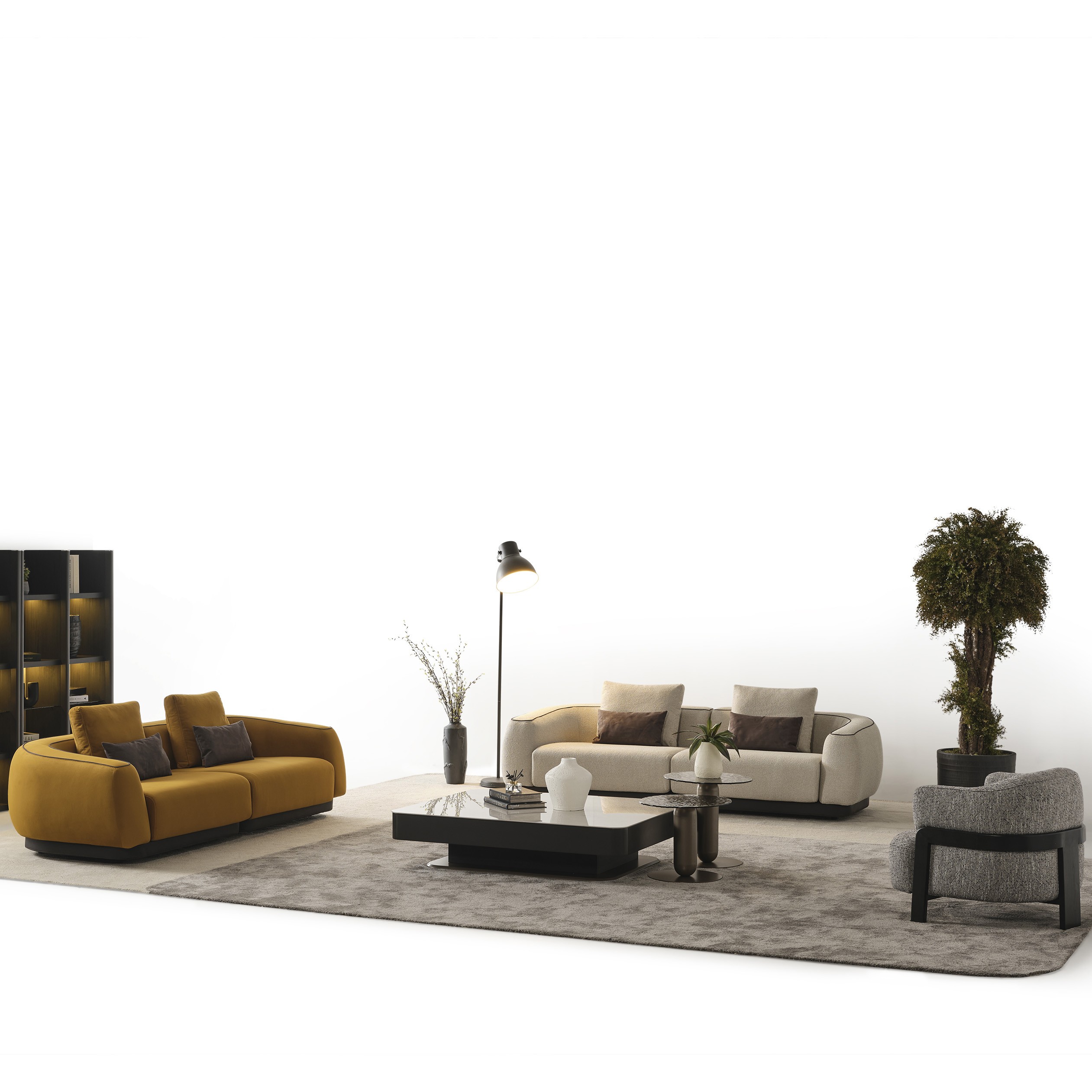 Moon Vol2 3+3+1+1 Sofa Set