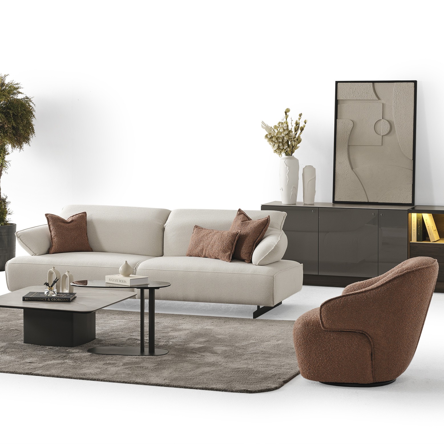 Royal 3+3+1+1 Sofa Set