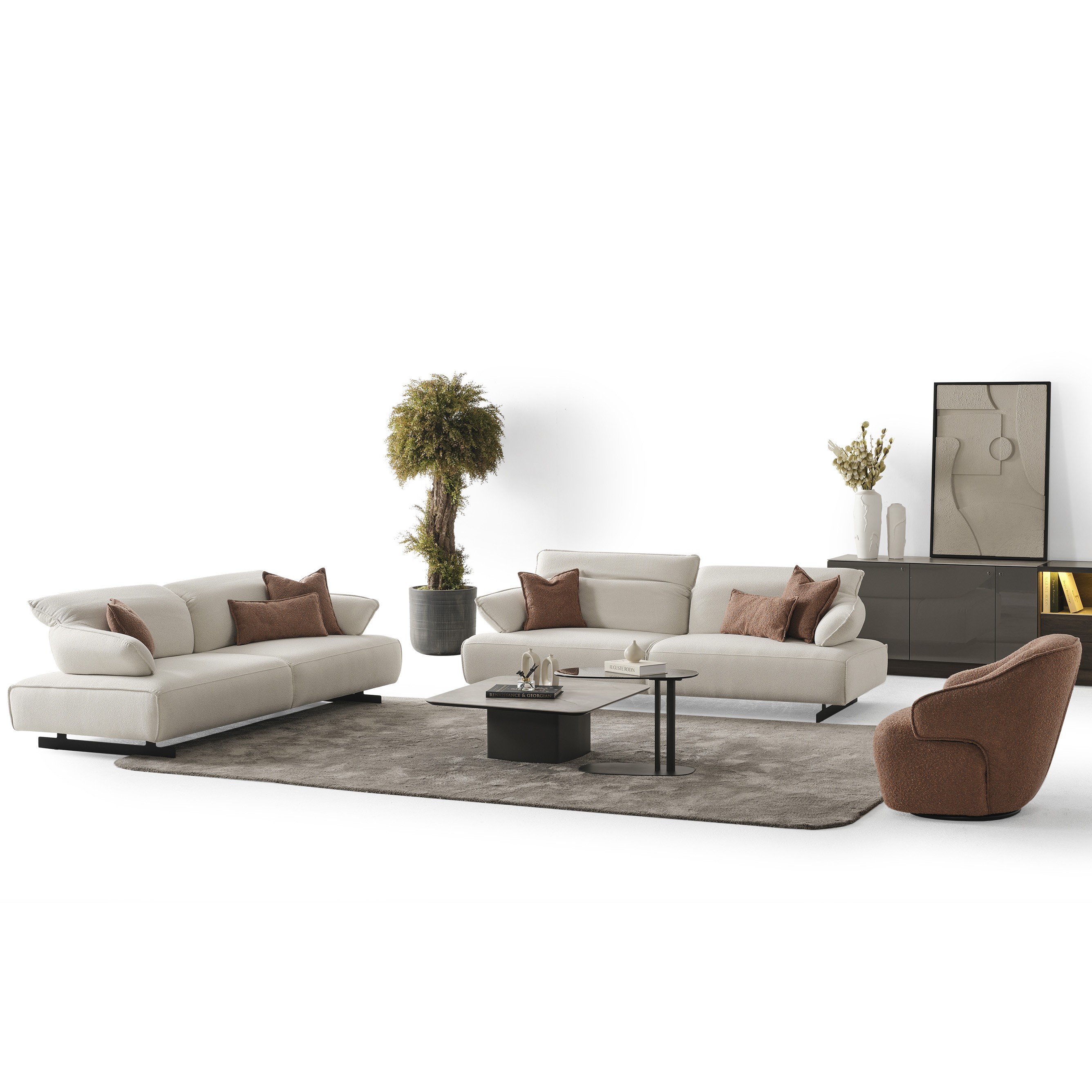 Royal 3+3+1+1 Sofa Set