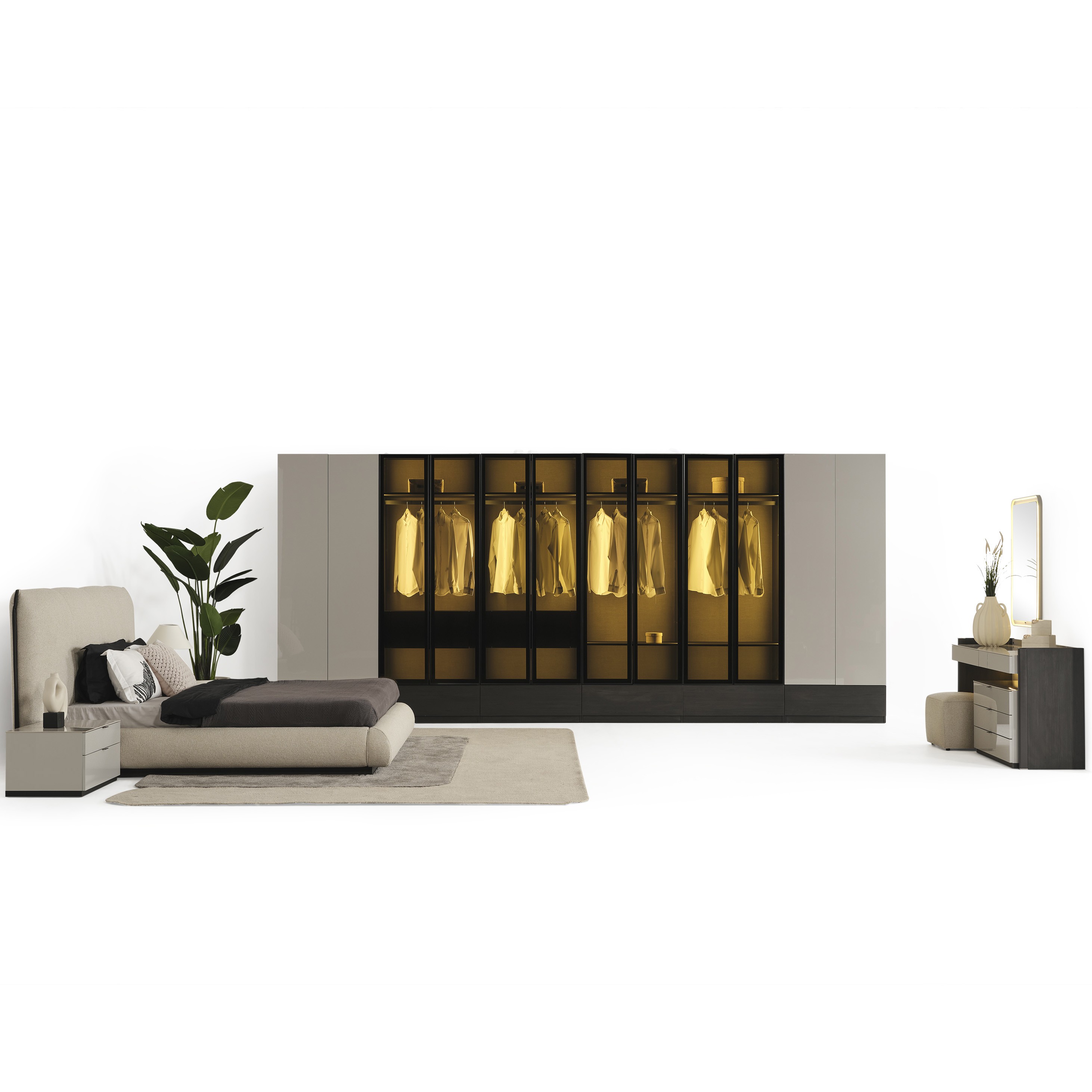 Moon Vol4 Bedroom (Bed Without Storage 180x200cm)