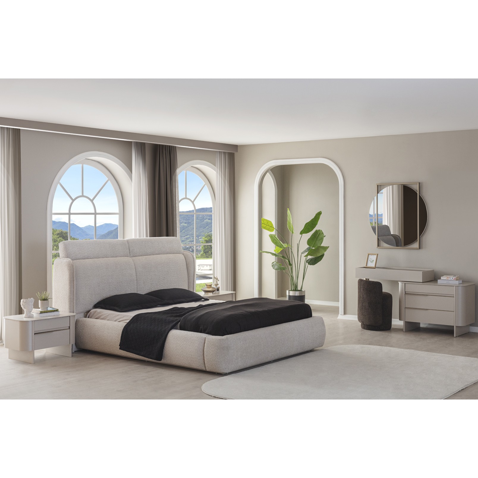 Bubble Vol1 Bed Without Storage 160x200 cm