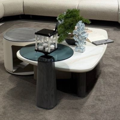 Hermes Center & Side*2 Tables