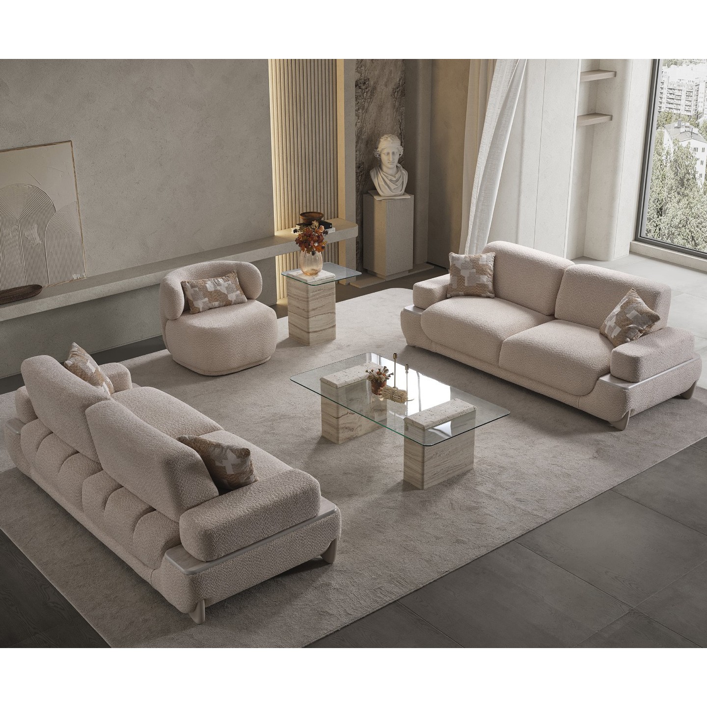 Belen 3+3+1+1 Sofa Set
